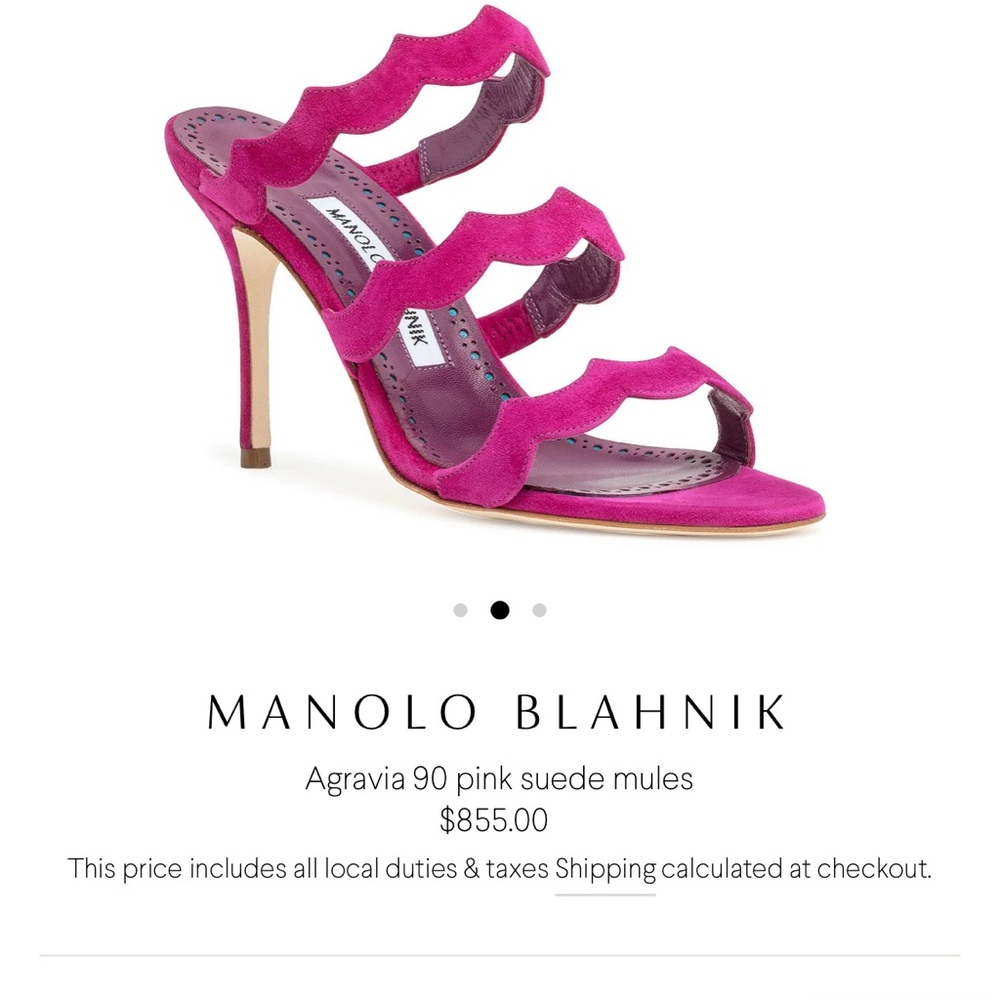 RARE-Manolo Blahnik agravia blue wave cutout Suede Heels